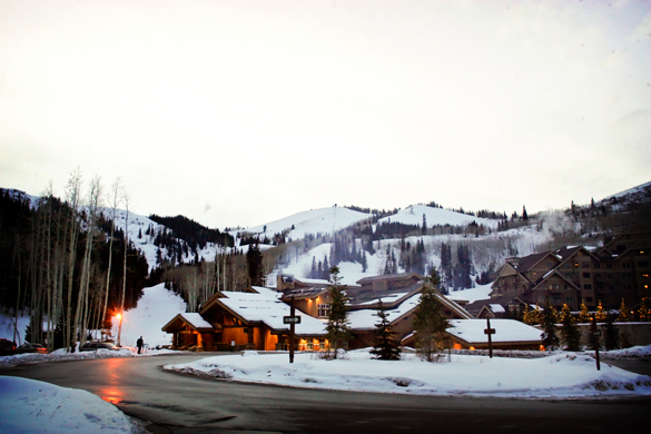 Winter destination wedding at Deer valley Ski Resort in Park City, Utah