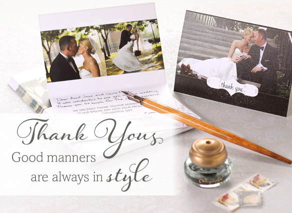 Personalized wedding Thank You Cards from MagnetStreet