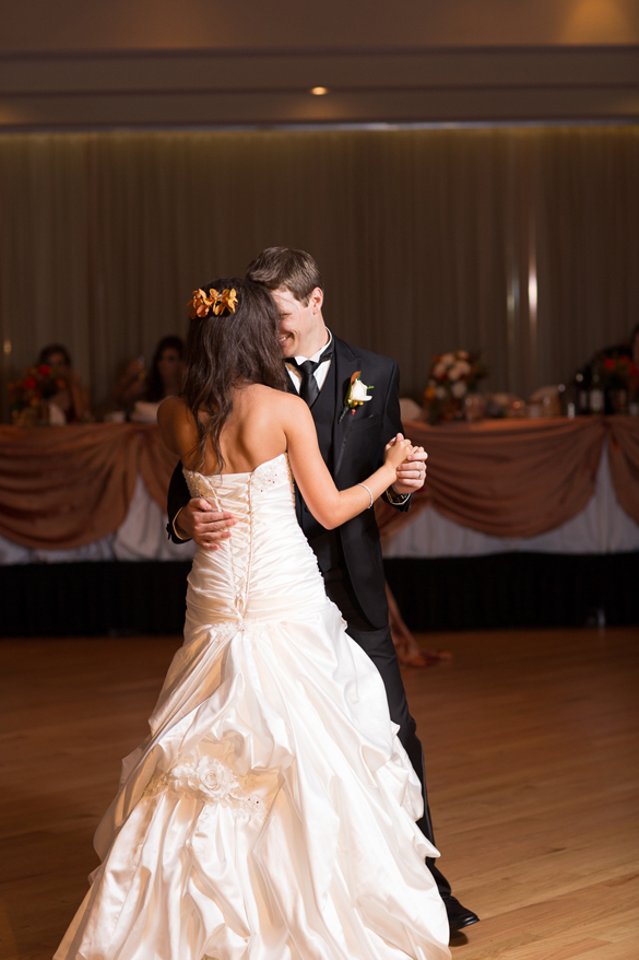Bride and Groom's first dance: Northern IL's Pescatore Palace 