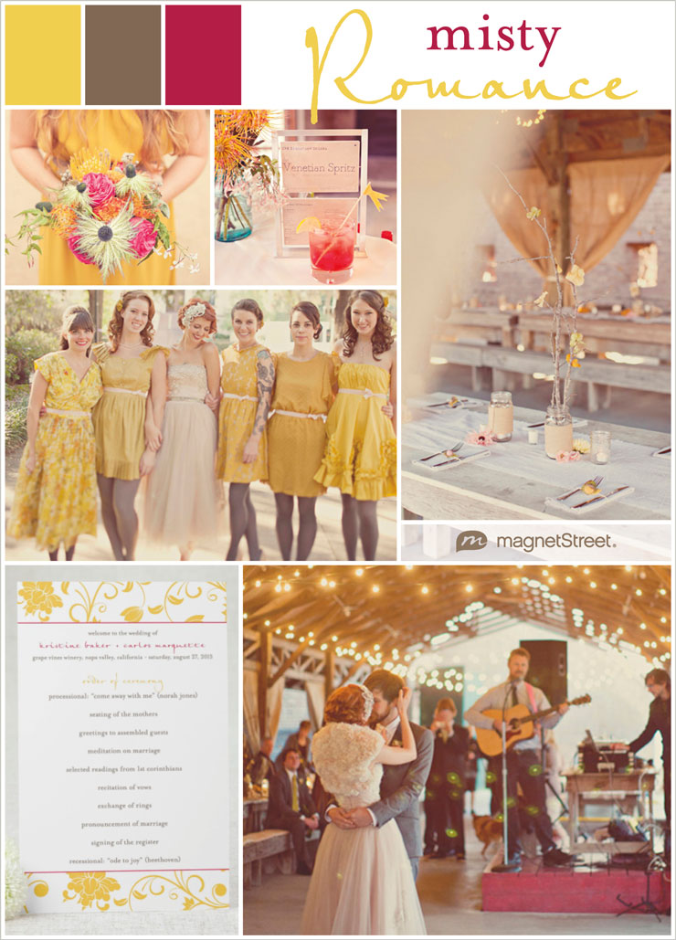 Country yellow wedding ideas from MagnetStreet