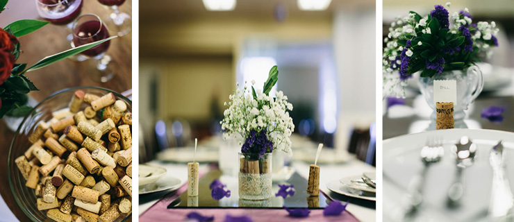 Purple and wine-themed wedding reception--photos by Gagan Dhiman