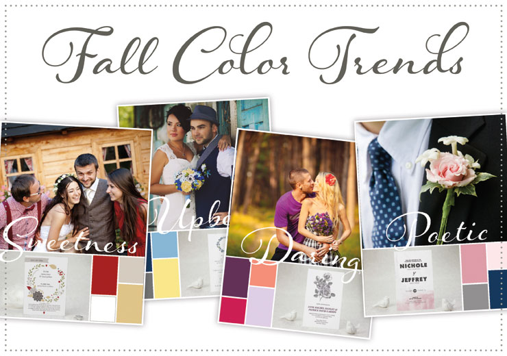 Fall Wedding Colors & Trends