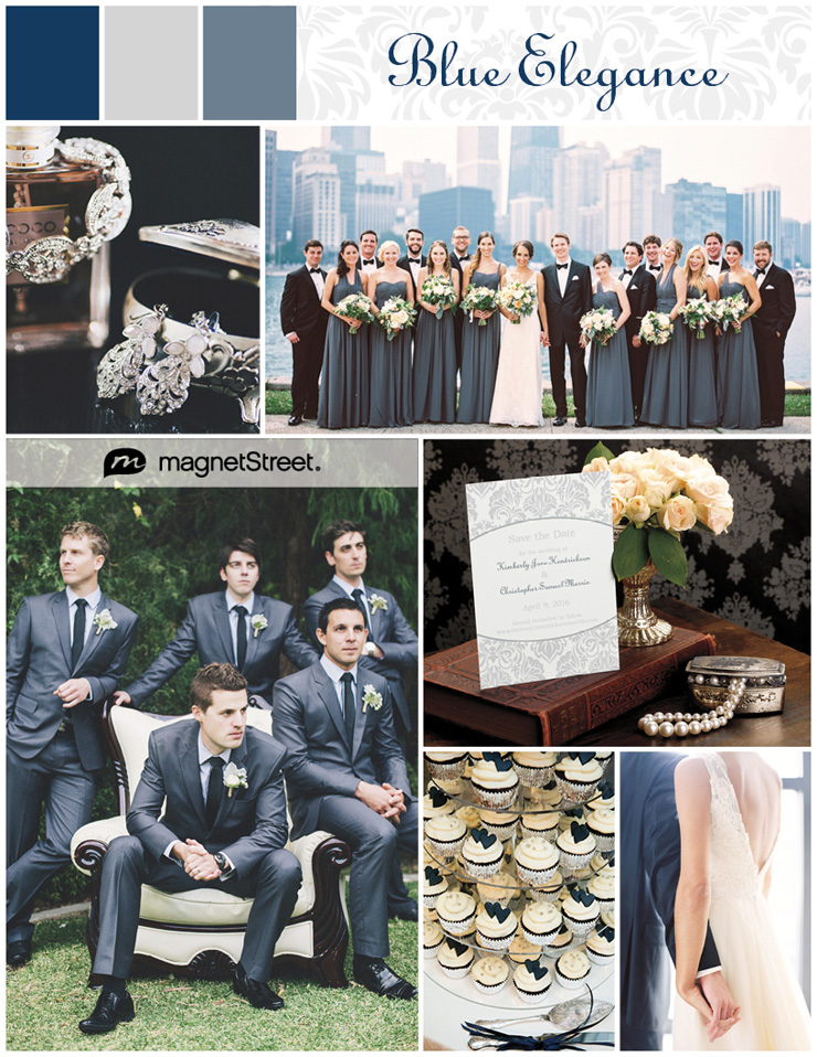 Navy Blue wedding ideas + 5 favorite pairings