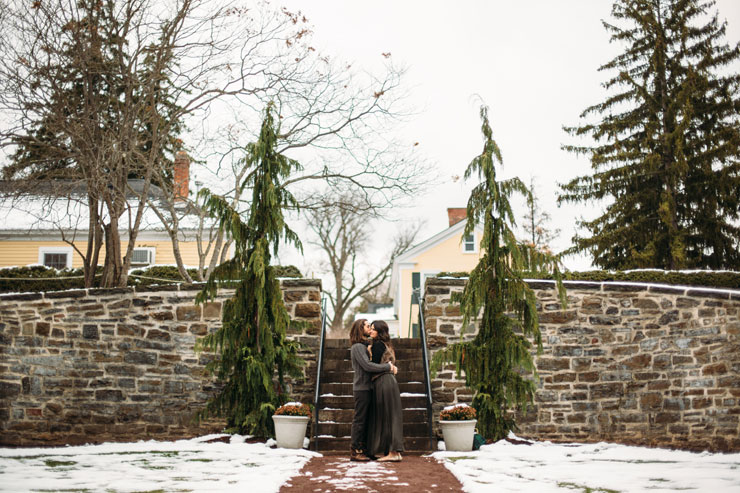 Winter surprise proposal--photo by Janelle Rodriguez Photography 