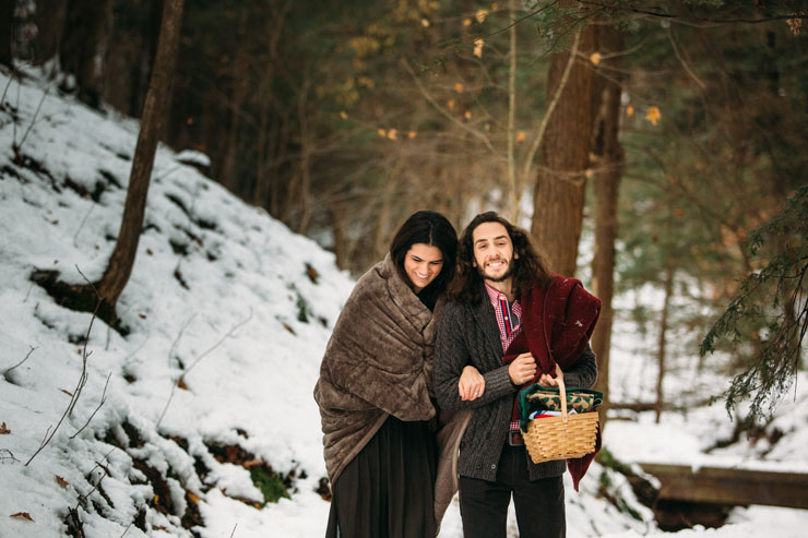 Surprise winter proposal--photo by Janelle Rodriguez Photography 